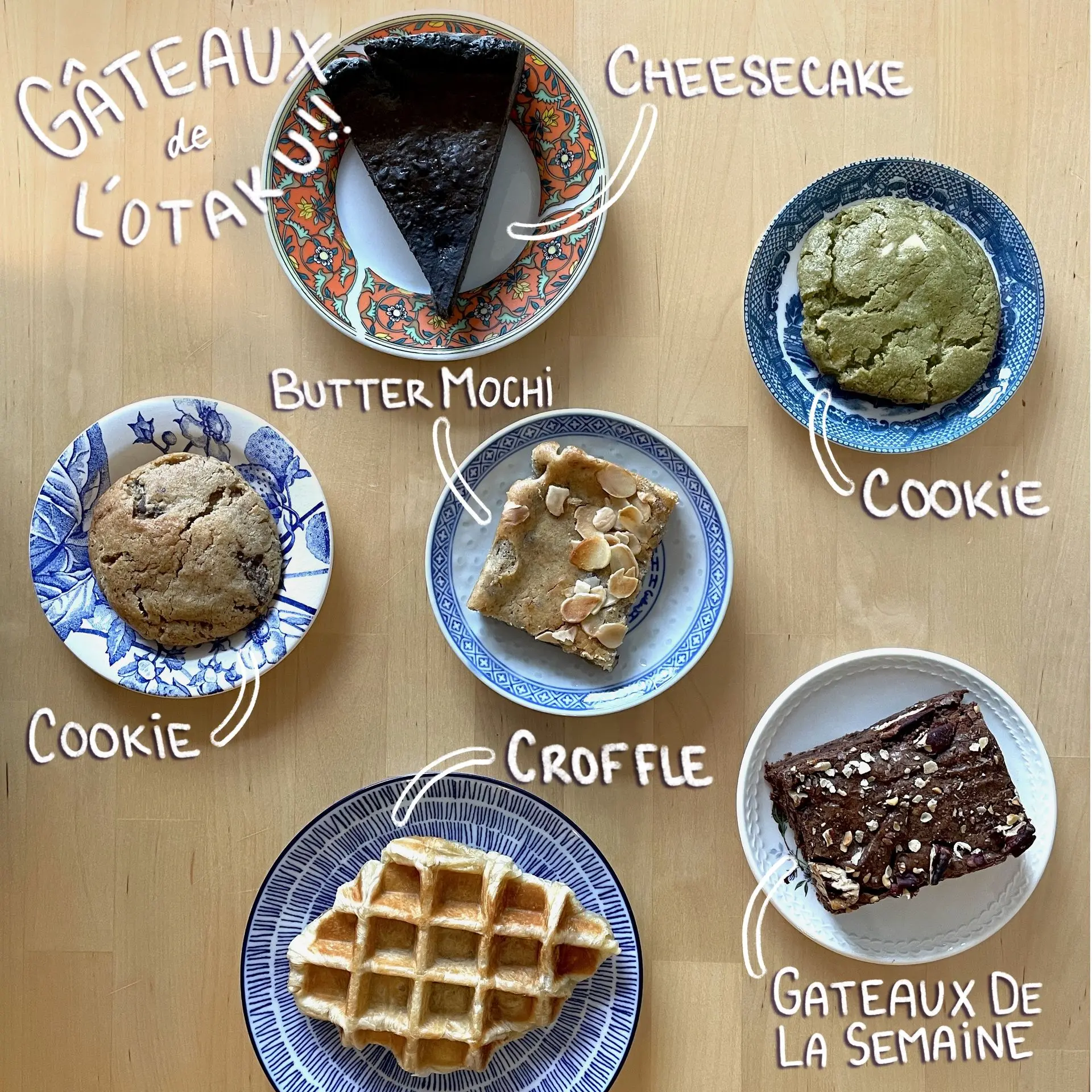 Gâteaux de la carte